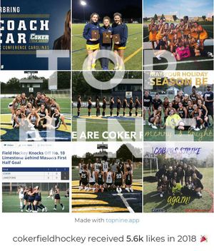 Image post by @cokerfieldhockey on Instagram