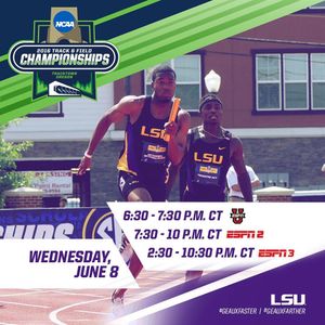 Image post by @lsutrackfield on Instagram
