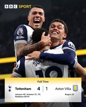 Image post by @BBCSport on Twitter