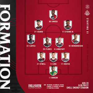 Image post by @TorontoFC on Twitter