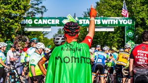 Image post by @pelotonia on Instagram
