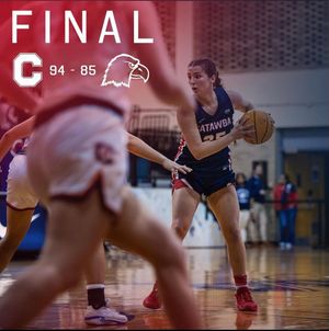 Image post by @catawba_wbb on Twitter