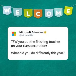 Image post by @microsoftedu on Instagram