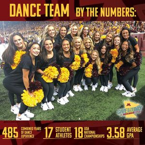 Image post by @uofmdanceteam on Instagram