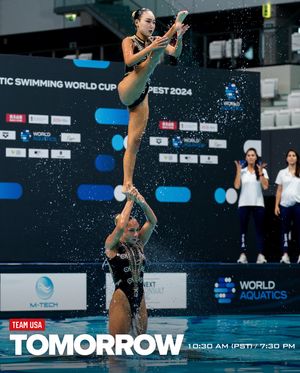 Image post by @usaartisticswimming on Instagram