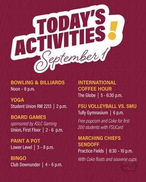 Image post by @fsustudentaffairs on Instagram