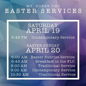 Image post by @mthoreb_church on Instagram