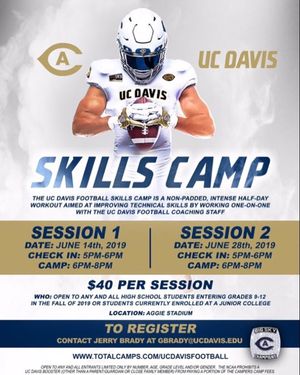 Image post by @ucdavisfootball on Instagram