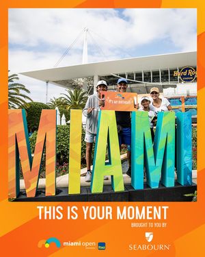 Image post by @miamiopen on Instagram