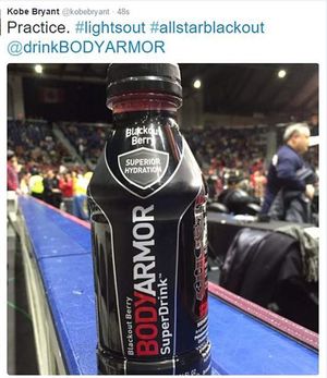Image post by @drinkbodyarmor on Instagram
