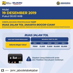 Image post by @official.jasamarga on Instagram