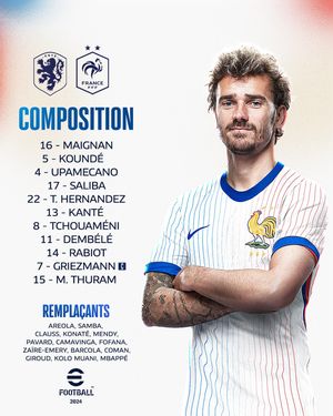 Image post by @equipedefrance on Instagram