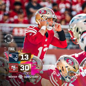 Image post by @49ers on Twitter