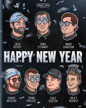 Image post by @StewartHaasRcng on Twitter