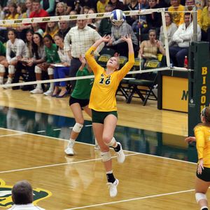 Image post by @ndsuvolleyball on Instagram