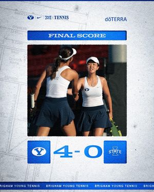 Image post by @byuwtennis on Instagram