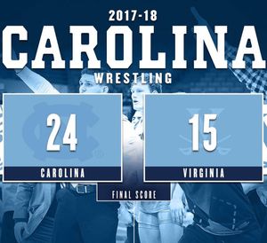 Image post by @uncwrestling on Instagram