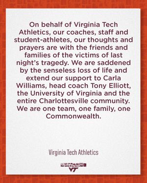 Image post by @hokiesports on Instagram