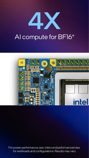 Image post by @intel on Twitter