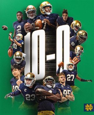 Image post by @ndfootball on Instagram