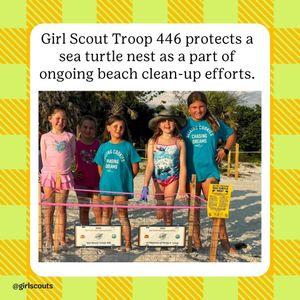 Image post by @girlscouts on Instagram