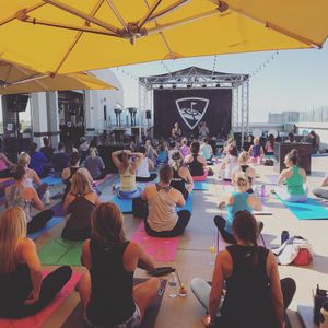 Image post by @yogapartylive on Instagram