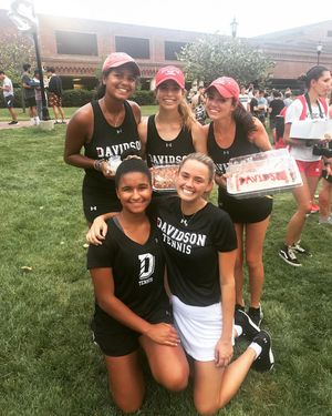 Image post by @davidsonwtennis on Instagram