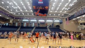 Video post by @hopecollegewbb on Facebook