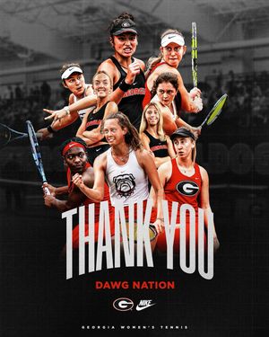 Image post by @ugawomenstennis on Instagram