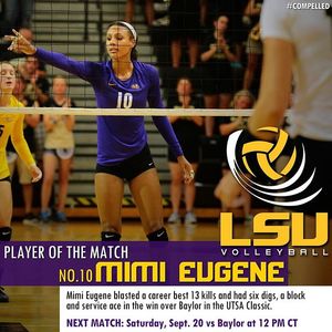 Image post by @lsuvolleyball on Instagram