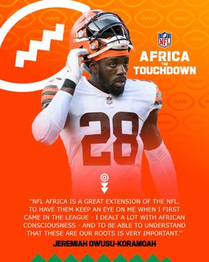 Image post by @nflafrica on Instagram
