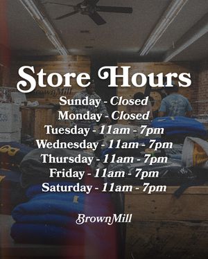 Image post by @brownmillcompany on Instagram