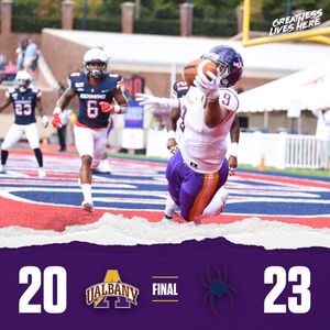 Image post by @ualbanyfootball on Instagram