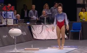 Image post by @ou_wgymnastics on Instagram