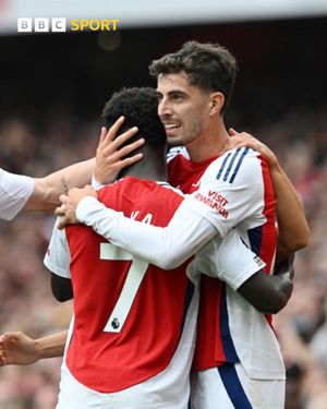 Image post by @BBCSport on Twitter