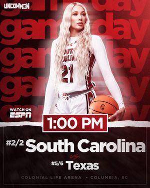 Image post by @GamecockWBB on Twitter