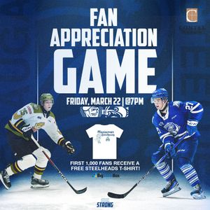 Image post by @OHLSteelheads on Twitter