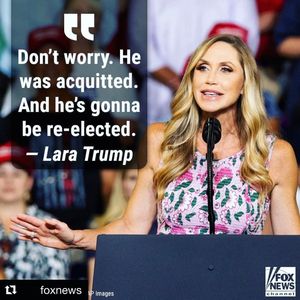Image post by @laraleatrump on Instagram