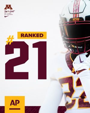 Image post by @GopherFootball on Twitter