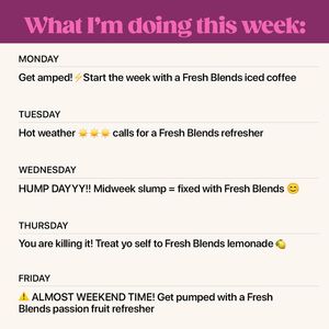 Image post by @drinkfreshblends on Facebook