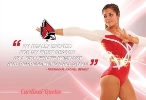 Image post by @ballstategym on Instagram