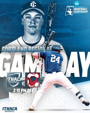 Image post by @Ithaca_Baseball on Twitter