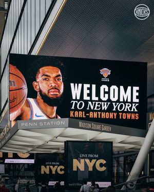 Image post by @nyknicks on Twitter