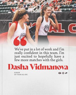 Image post by @ugawomenstennis on Instagram