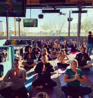 Image post by @yogapartylive on Instagram