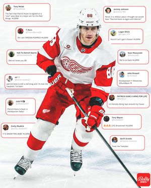 Image post by @BallySportsDET on Twitter