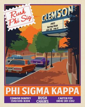 Image post by @clemsonphisig on Instagram