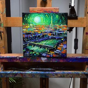 Image post by @monaedulescoart on Instagram