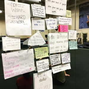 Image post by @unhgymnastics on Instagram