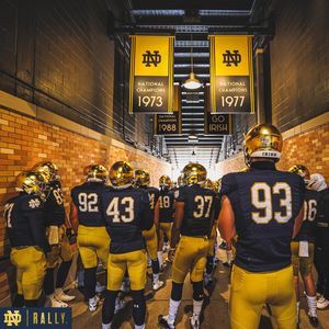 Image post by @ndfootball on Instagram